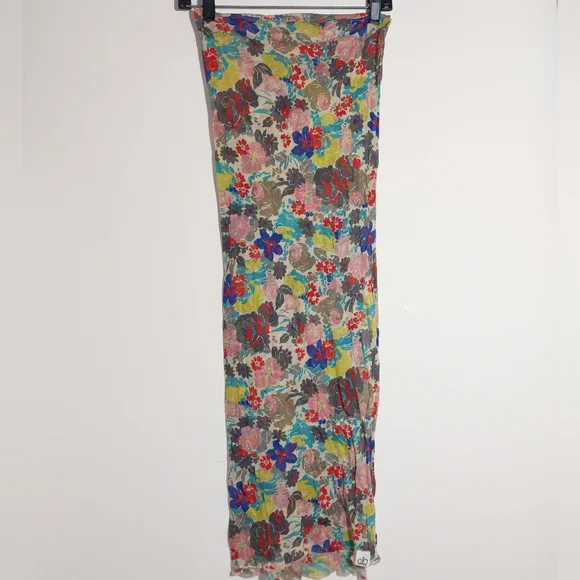 Crown Women's Cotton Blend Floral Scarf Headwrap Shawl Wrap Multicolor - Picture 3 of 7